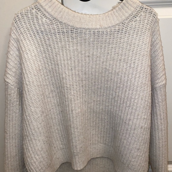 Aerie cream oversized sweater - Picture 4 of 5